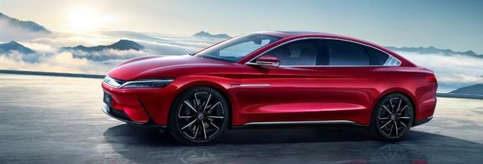 BYD, Han, Tesla, Sequoia, Model 3