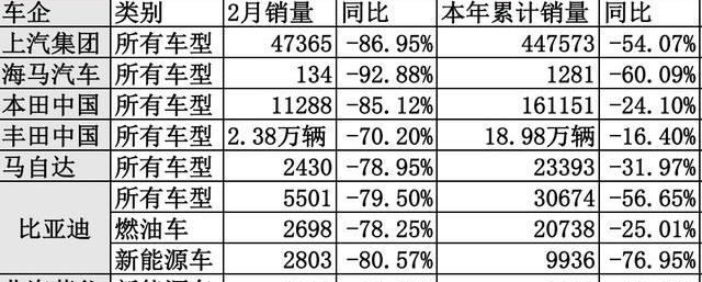 BYD, Toyota, Haima, MG, Hyundai