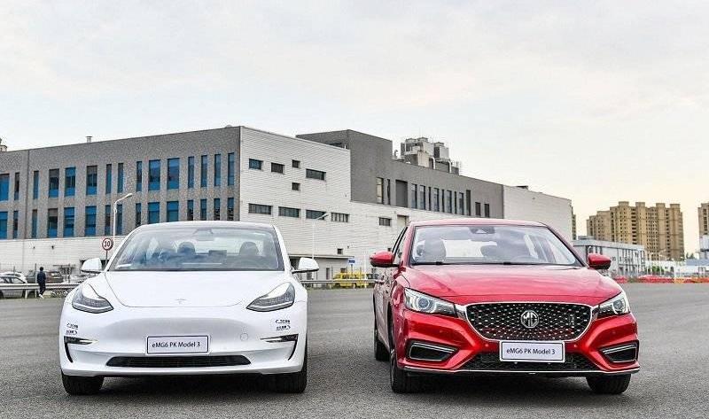 Model 3, Tesla, mg, Porsche 