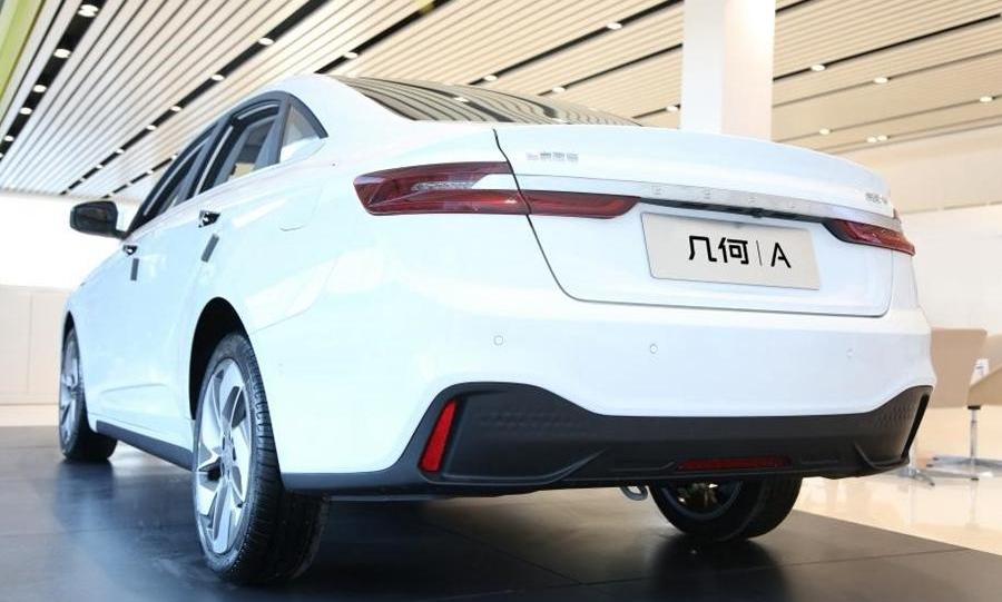 geometry a, Geely automobile, concept, Tesla, model 3