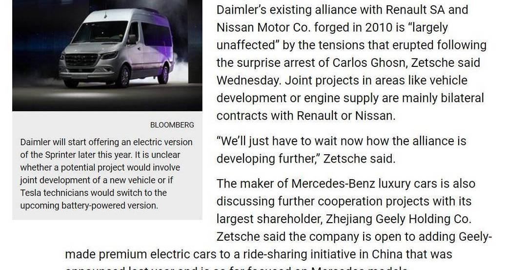 Mercedes-Benz, Geely Automobile, Tesla, Mercedes-Benz S-Class