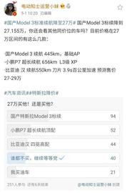 Model 3,特斯拉,比亞迪,小鵬,小鵬P7
